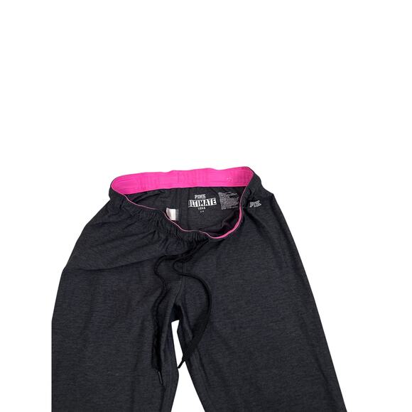 Victoria's Secret PINK Gray Drawstring Joggers Size Women's Small - Picture 2 of 2